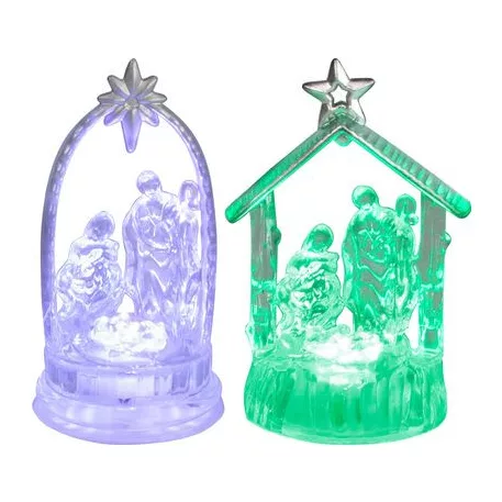 Dekoráció MagicHome Karácsony, Betlehem, színváltó, LED, akril, Sellbox 12 db