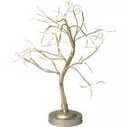 Dekoráció MagicHome Karácsony, fa, 108 LED meleg fehér, 3xAA, USB, egyszerű világítás, 45 cm