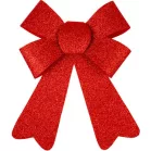 Dekoráció MagicHome Karácsony, masni, piros, 13x21 cm