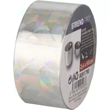 Madárriasztó Strend Pro, szalag, fényvisszaverő, 2,4 cm, H-50 m, riasztó