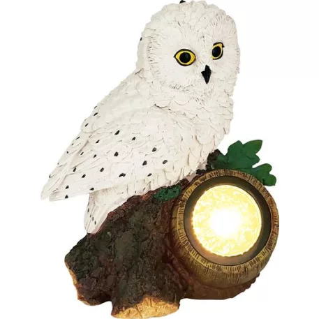 Dekoráció Strend Pro Garden, bagoly, szolár, 1xLED, 17x14x21 cm