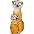 Dekoráció Strend Pro Garden, szurikáták, szolár, 4xLED, 12x11x27,5 cm