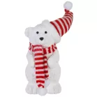 MagicHome Karácsonyi Dekoráció medve, 14 x 14 x 37 cm