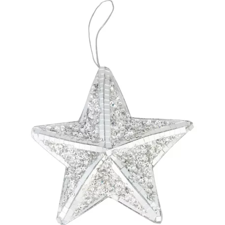 Dekoráció MagicHome Karácsony, csillag, 14 x 14 x 3 cm