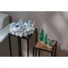 MagicHome karácsonyi koszorú, advent, kék-fehér, 30 cm