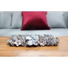 Ikebana MagicHome Karácsony, Advent, natúr, 44x15x9 cm