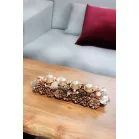 Ikebana MagicHome Karácsony, Advent, arany, 45 cm