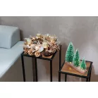 MagicHome karácsonyi koszorú, advent, arany, 30 cm