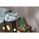 MagicHome karácsonyi koszorú, adventi, fehér, 32 cm