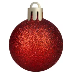 MagicHome karácsonyfa gömbök, 47 db, piros