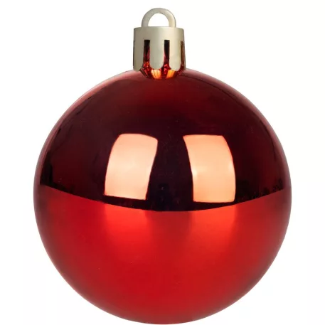 MagicHome karácsonyfa gömbök, 47 db, piros