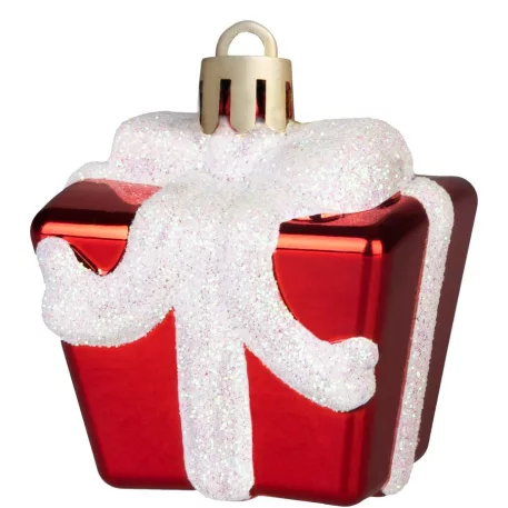 MagicHome karácsonyfa gömbök, 47 db, piros