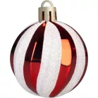 MagicHome karácsonyfa gömbök, 39 db, piros