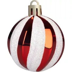 MagicHome karácsonyfa gömbök, 39 db, piros