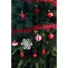 MagicHome karácsonyfa gömbök, 39 db, piros