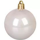 MagicHome karácsonyi gömbök, 20 db, rózsaszín, 6 cm