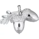 MagicHome karácsonyfa gömbök, 21 db, fehér-ezüst