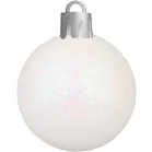 MagicHome karácsonyfa gömbök, 21 db, fehér-ezüst