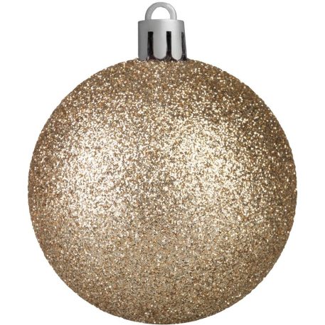 MagicHome karácsonyfa gömbök, 32 db, pezsgő színű