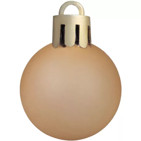 MagicHome karácsonyfa gömbök, 32 db, pezsgő színű