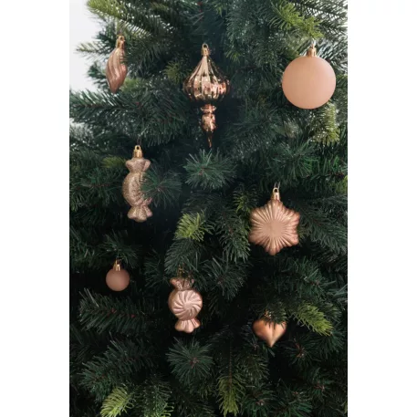 MagicHome karácsonyfa gömbök, 32 db, pezsgő színű