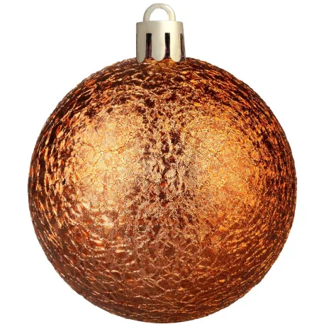 MagicHome karácsonyi gömbök, 32 db, réz