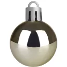 MagicHome karácsonyfa gömbök, 32 db, bézs