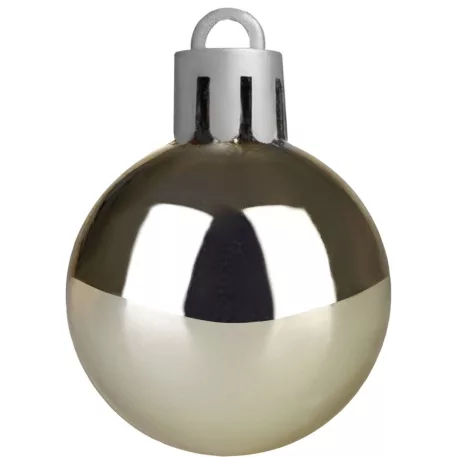 MagicHome karácsonyfa gömbök, 32 db, bézs