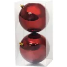 MagicHome karácsonyi gömbök, 2 db, bordó, karácsonyfára, 12 cm