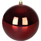 MagicHome karácsonyi gömbök, 2 db, bordó, karácsonyfára, 12 cm