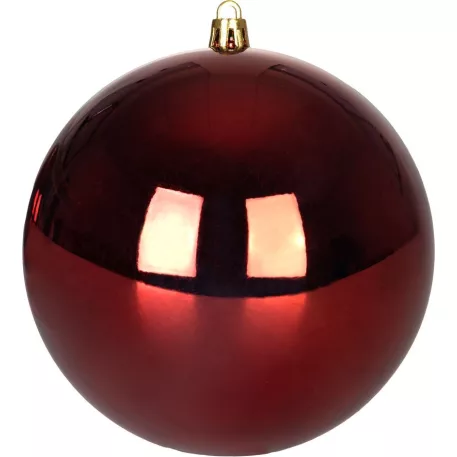 MagicHome karácsonyi gömbök, 2 db, bordó, karácsonyfára, 12 cm