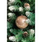 MagicHome karácsonyi gömbök, 2 db, rózsaszín, karácsonyfára, 12 cm