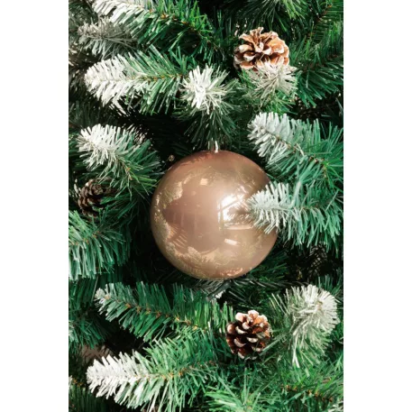 MagicHome karácsonyi gömbök, 2 db, rózsaszín, karácsonyfára, 12 cm