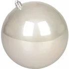 MagicHome karácsonyi gömbök, 2 db, bézs, karácsonyfára, 12 cm