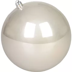   MagicHome karácsonyi gömbök, 2 db, bézs, karácsonyfára, 12 cm