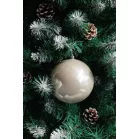 MagicHome karácsonyi gömbök, 2 db, bézs, karácsonyfára, 12 cm