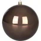 MagicHome karácsonyi gömbök, 2 db, barna, 12 cm