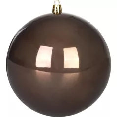 MagicHome karácsonyi gömbök, 2 db, barna, 12 cm