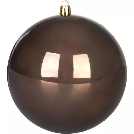 MagicHome karácsonyi gömbök, 2 db, barna, 12 cm