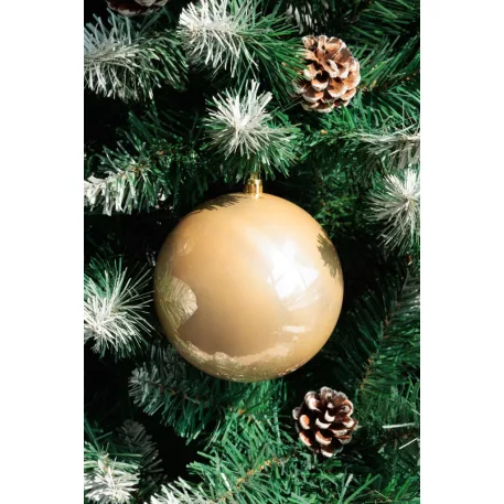 MagicHome karácsonyi gömbök, 2 db, arany, 12 cm