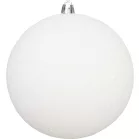 MagicHome karácsonyi gömbök, 2 db, fehér, karácsonyfára, 12 cm