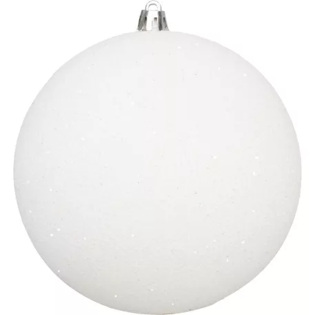 MagicHome karácsonyi gömbök, 2 db, fehér, karácsonyfára, 12 cm