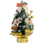 Dekoráció MagicHome Karácsony, feldíszített fa, 20 cm