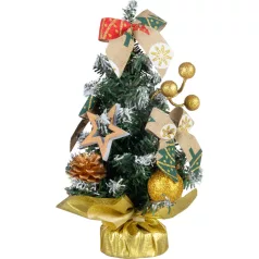 Dekoráció MagicHome Karácsony, feldíszített fa, 20 cm