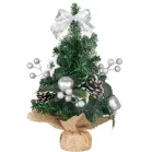 Dekoráció MagicHome Karácsony, feldíszített fa, 30 cm