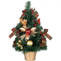 Dekoráció MagicHome Karácsony, feldíszített fa, 40 cm