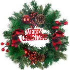 MagicHome karácsonyi koszorú, feldíszített, átmérő 25 cm