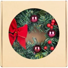   MagicHome karácsonyi koszorú, feldíszített, átmérő 22 cm