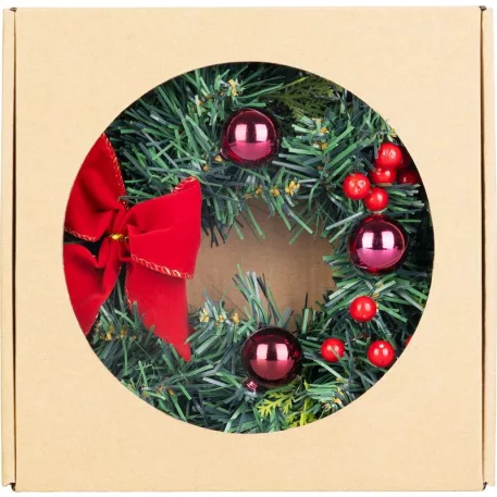 MagicHome karácsonyi koszorú, feldíszített, átmérő 22 cm