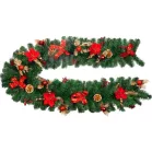 MagicHome karácsonyi dísz, girland, piros, 200 cm